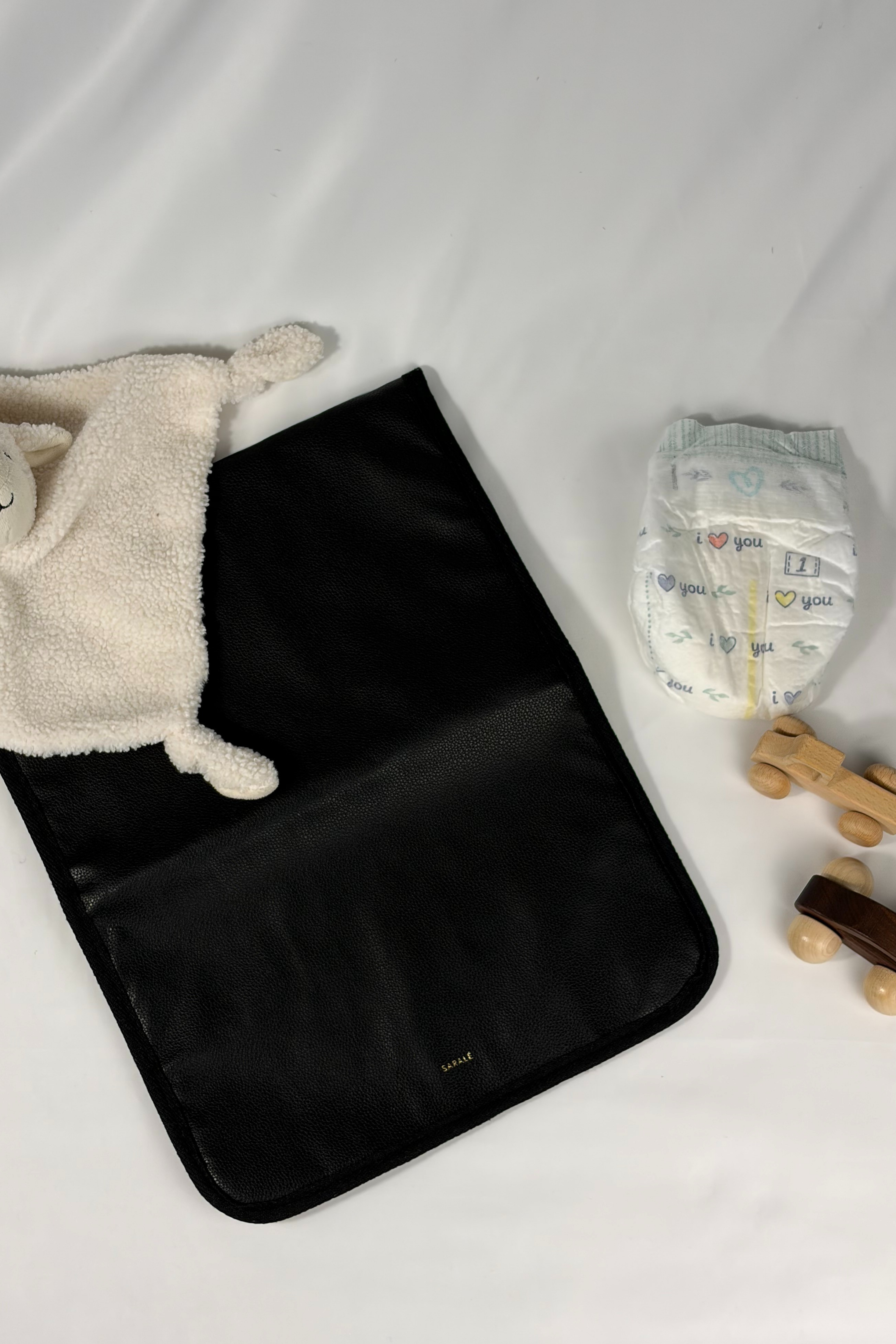 Tapis à langer — Noir Intemporel