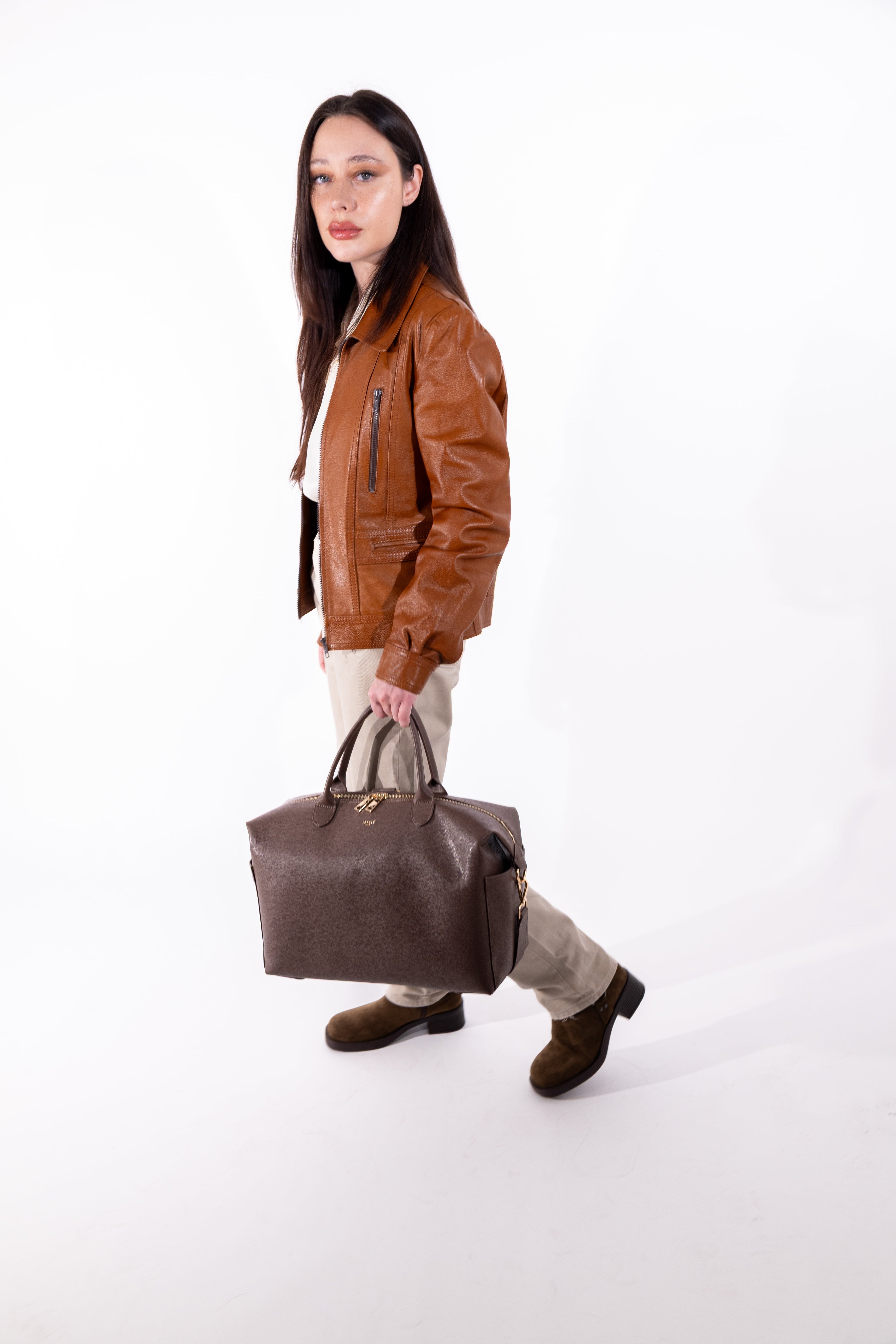 HANAA — Sac à langer — Brun Signature