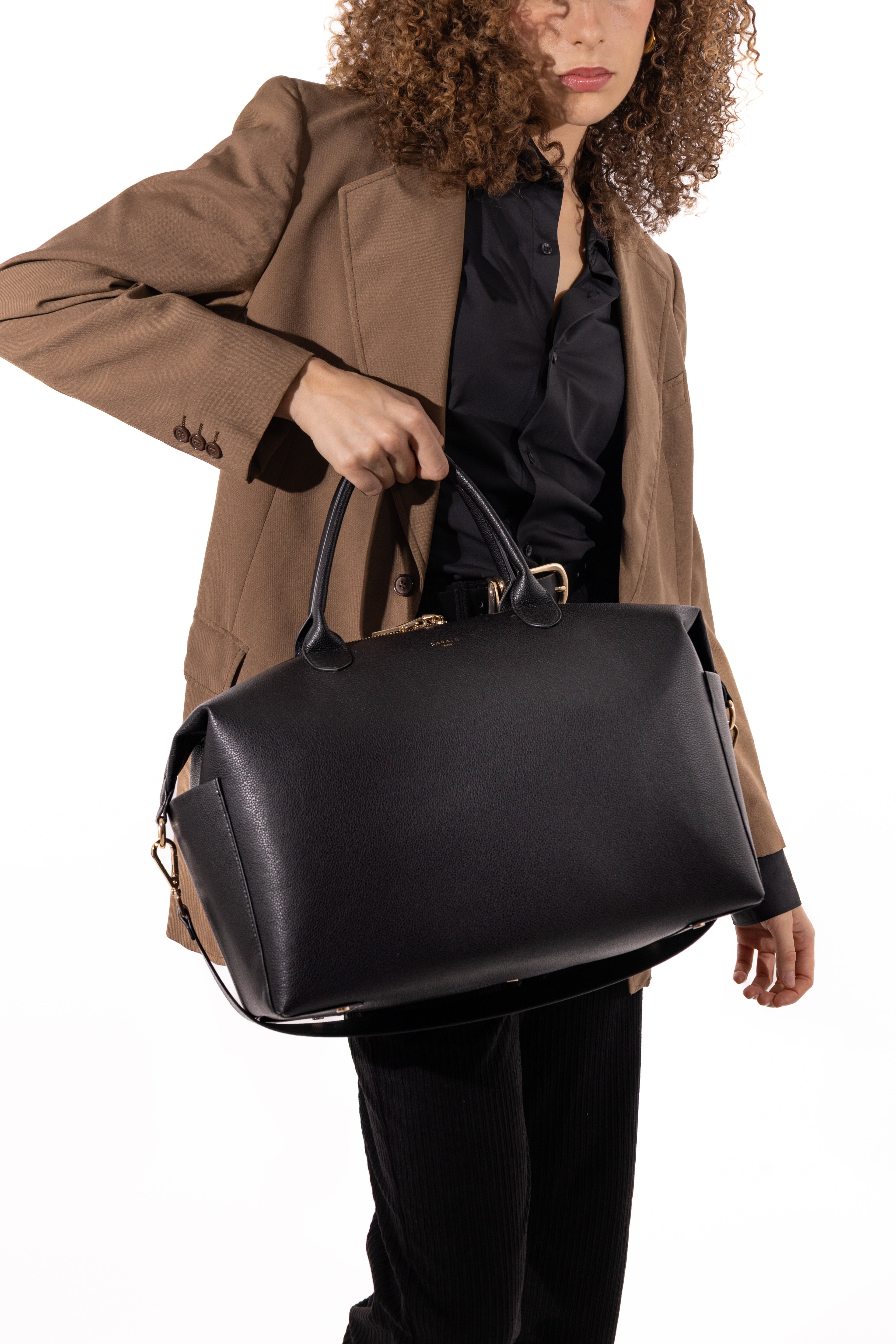 HANAA — Sac à langer — Noir Intemporel