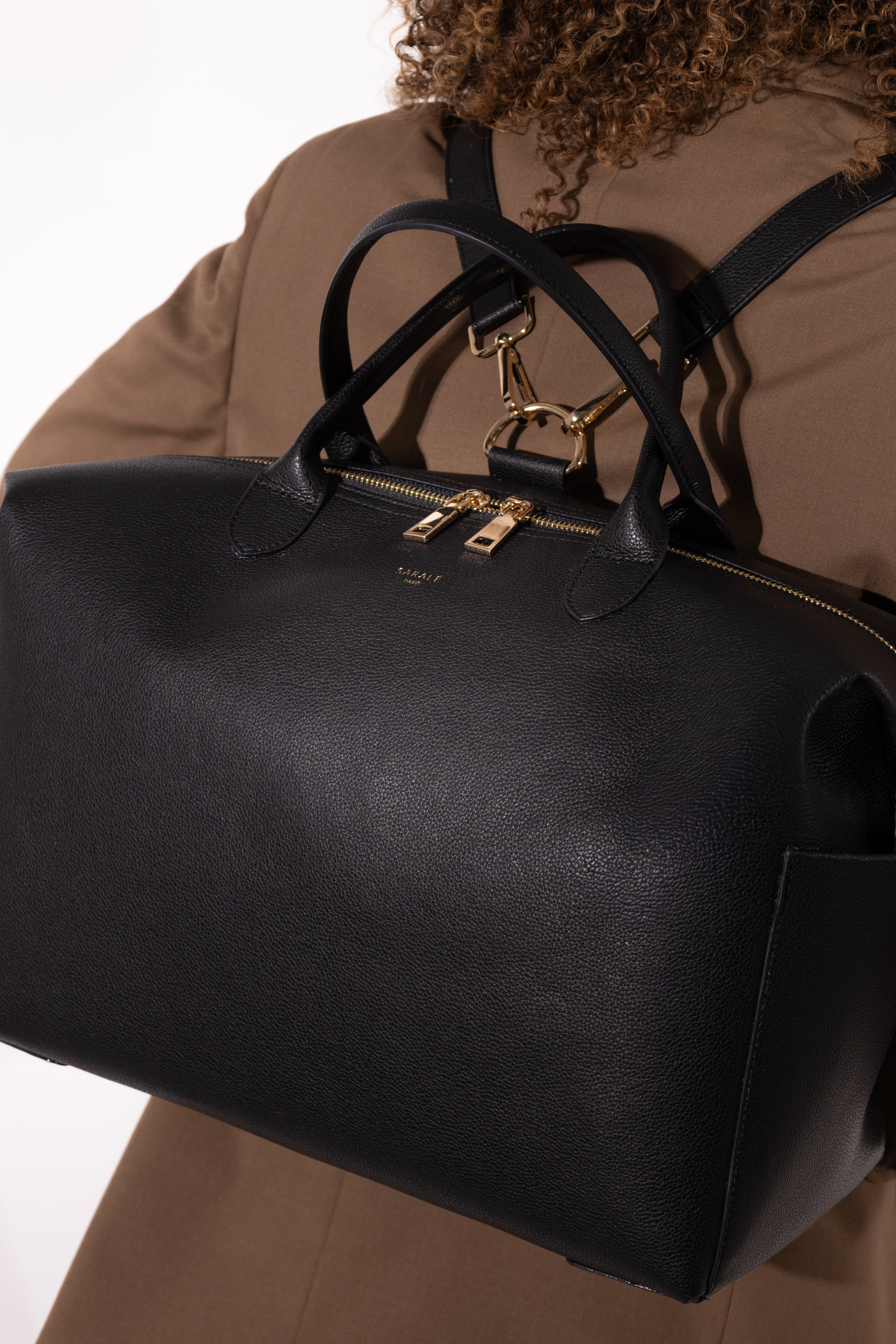 HANAA — Sac à langer — Noir Intemporel
