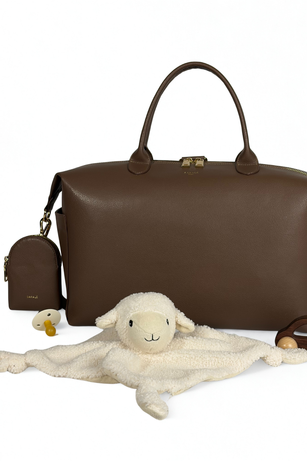 Attache-tétine — Brun Signature